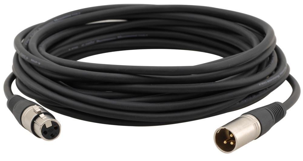 Кабель XLR 3-pin вилка - розетка, гибкий, 35', 10.6 м