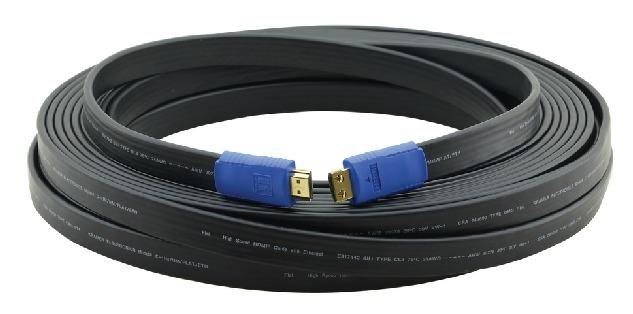 Кабель HDMI вилка - вилка, плоский, Ethernet, 25', 7.6 м