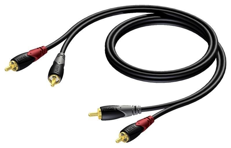 Кабель 2 x RCA вилка - вилка, проводник SIG144, AWG 28, 50', 15 м