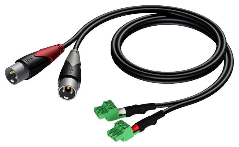 XLR 3-pin - клеммные колодки