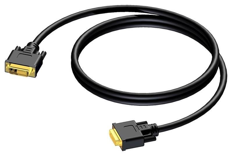 Кабель DVI-D вилка - вилка, Dual Link, AWG 22, 10', 3 м