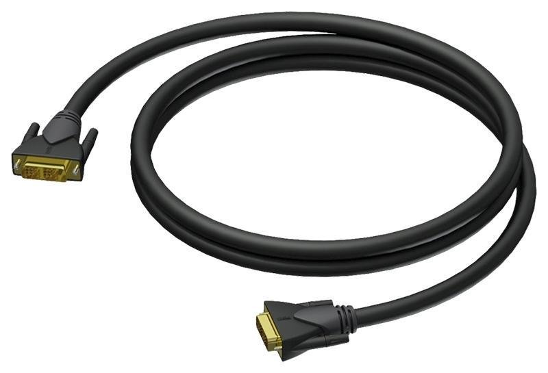 Кабель DVI-D вилка - вилка, Dual Link, AWG 26, 17', 5 м