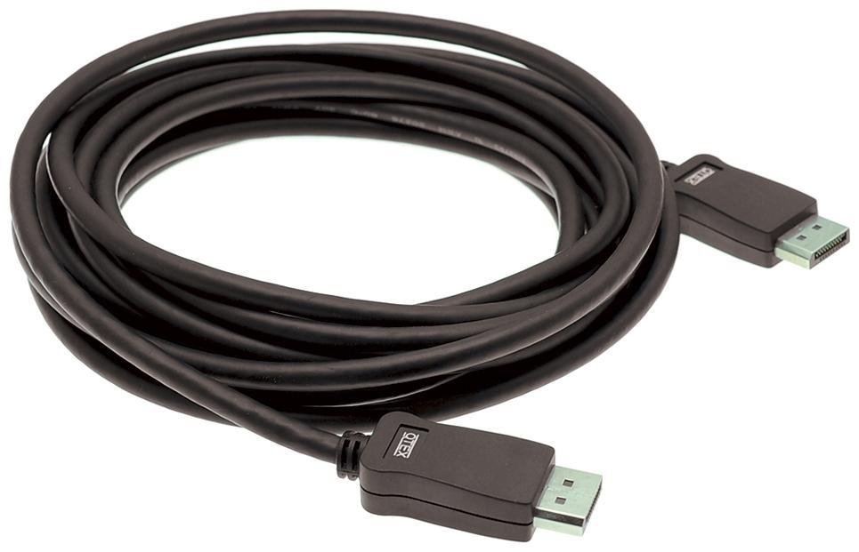 Кабель DisplayPort вилка - вилка, с фиксатором, 7', 2 м