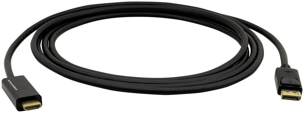 Кабель DisplayPort вилка - HDMI розетка, 4К 60Гц, активный для преобразования, 3', 0.9 м