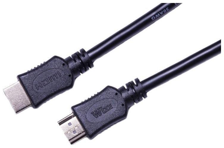 Кабель HDMI вилка - вилка, гибкий, 4К 60Гц, 2.0, HDCP 2.2, K-Lock, 2', 0.5 м