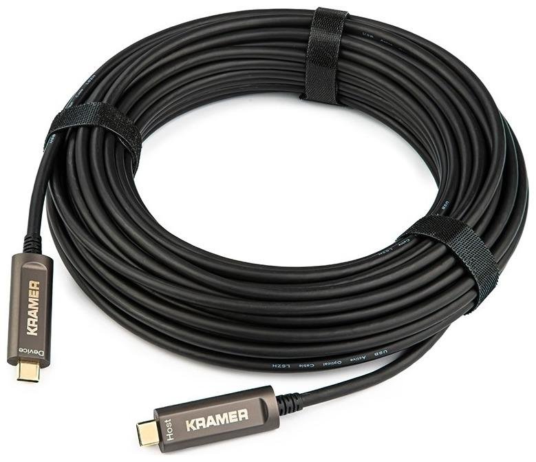 Кабель USB-C вилка - вилка, активный гибридный 3.1, со скоростью до 10 Гбит/с (нельзя использовать для зарядки), 25', 7.6 м