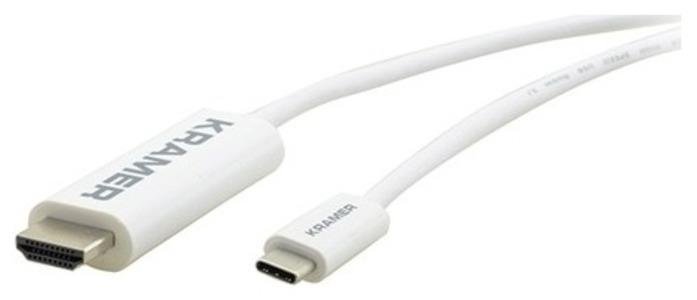 Кабель HDMI вилка - USB-C вилка, 4К 60Гц, USB 3.1, 10', 3 м