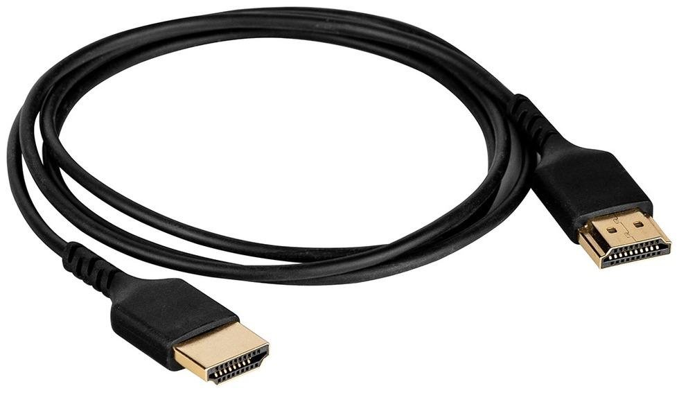 Кабель HDMI вилка - вилка, ультра тонкий, v.2.0, 4K/60 Hz 4:4:4, 36 AWG, HDCP 2.2, 10', 3.0 м