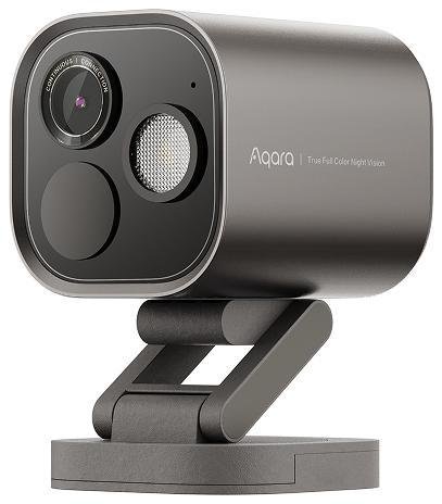 Aqara CH-C07D_GR Умная камера, Wi-Fi + Zigbee+Thread, серия G5 Pro, монтаж отдельно стоящий, защищенная от воды, цвет серый, угол обзора 133 гр