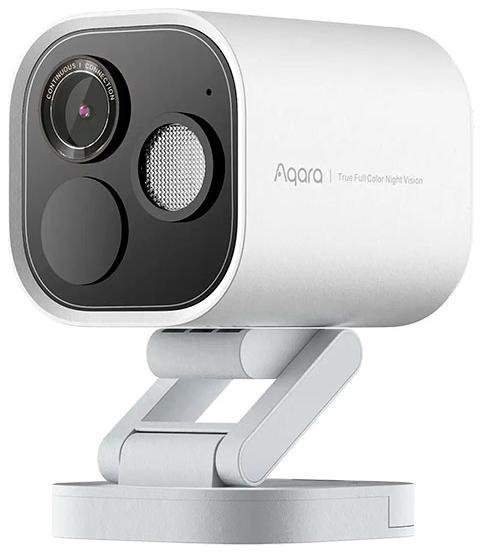 Aqara CH-C07D_WH Умная камера, Wi-Fi + Zigbee+Thread, серия G5 Pro, монтаж отдельно стоящий, защищенная от воды, цвет белый, угол обзора 133 гр
