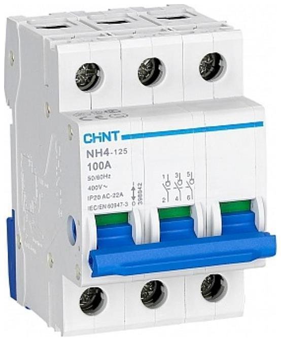 CHINT 398034 Выключатель нагрузки 3п 125А NH4 (R)