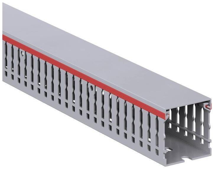 DKC 01134RL Короб перфорированный, серый RL6 40x40 [в упаковке 2, цена за 1 м]