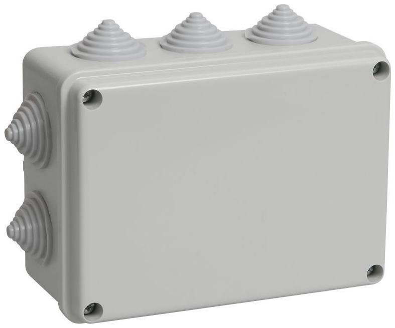 IEK UKO10-150-110-070-K41-44 Коробка распаячная ОП 150х110х70 IP44 KM41241 (10 каб.ввод.)
