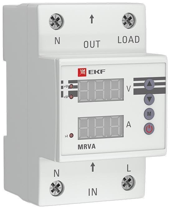 EKF MRVA-40A Реле напряжения и тока с дисплеем MRVA 40А PROxima