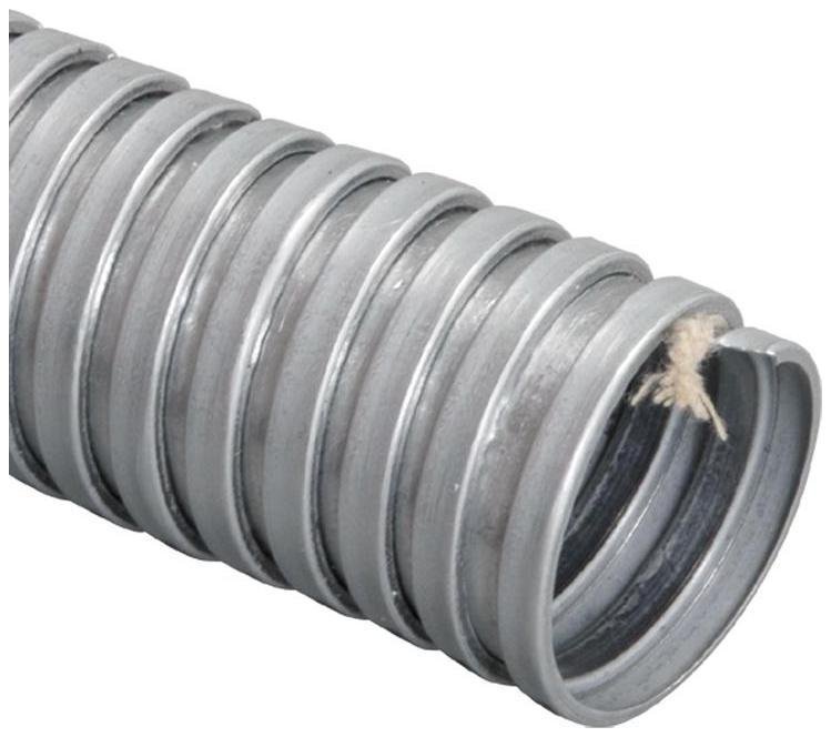 IEK CM10-50-015 Металлорукав Р3-ЦХ-50 (15м) без протяжки [в упаковке 15, цена за 1 м]