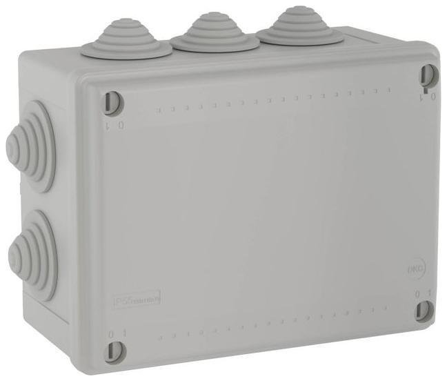 DKC 54100 Коробка распределительная ОП 190х140х70мм IP55 10 каб. ввод