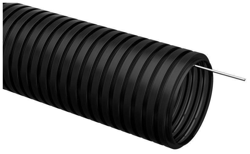 IEK CTG20-50-K02-015-1 Труба гибкая гофрированная ПНД 50мм с протяжкой (15м) черный [в упаковке 15, цена за 1 м]