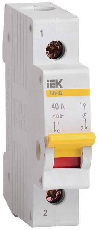 IEK MNV10-1-040 Выключатель нагрузки (мини-рубильник) 1п 40А ВН-32 KARAT