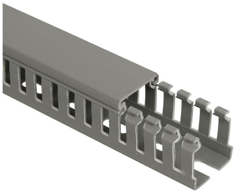 IEK CKM50-025-025-1-K03 Кабель-канал перфорированный 25х25 "ИМПАКТ" серия М [в упаковке 2, цена за 1 м]
