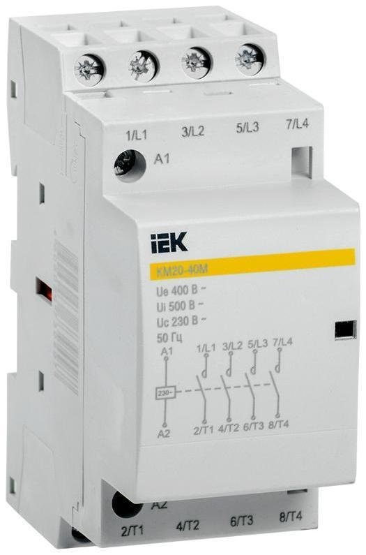 IEK MKK11-20-40 Контактор модульный КМ20-40М AC KARAT