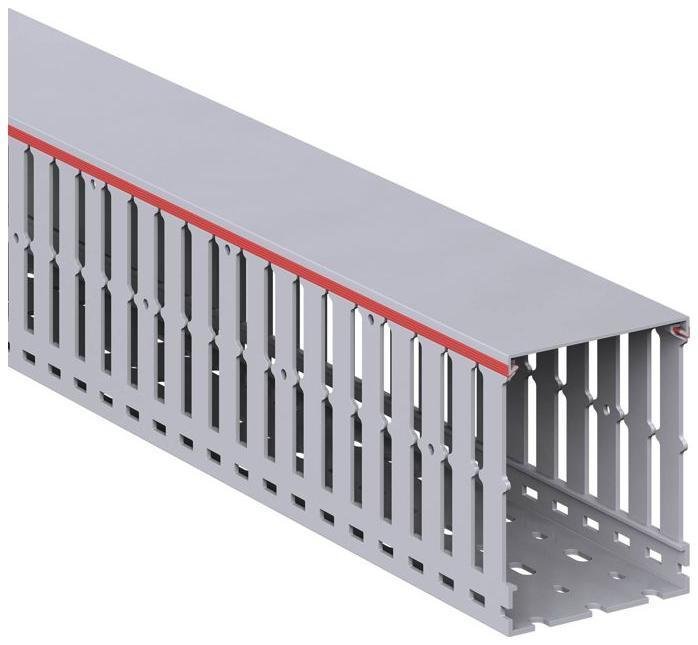 DKC 00170RL Короб перфорированный, серый RL12 80x100 [в упаковке 2, цена за 1 м]