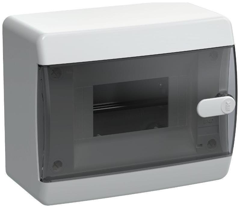 IEK UIC-KP12-N-06-41-K01 Корпус ЩРН-П-6 UNION Compact IP41 черн. прозр. дверь пластик