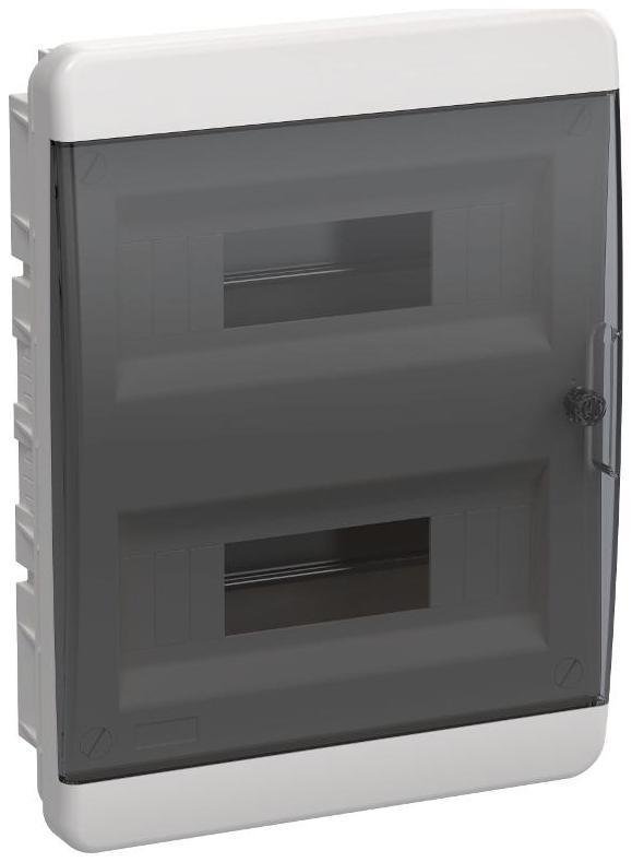 IEK TF5-KP12-V-24-41-K01-K03 Корпус ЩРВ-П-24 TEKFOR IP41 черн. прозр. дверь пластик