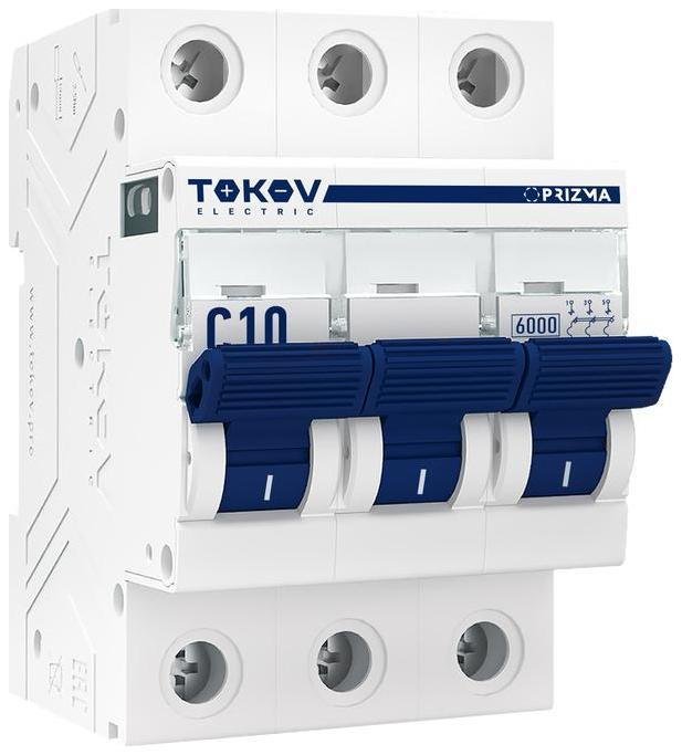 TOKOV electric TKE-PZ60-MCBI-3-10-C Выключатель автоматический модульный 3п C 10А 6кА PRIZMA