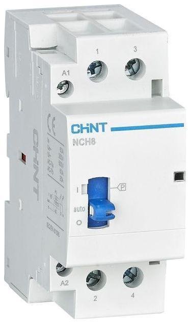 CHINT 257400 Контактор модульный NCH8-16M/20 AC 220-240В 50/60Гц ручное управление (R)