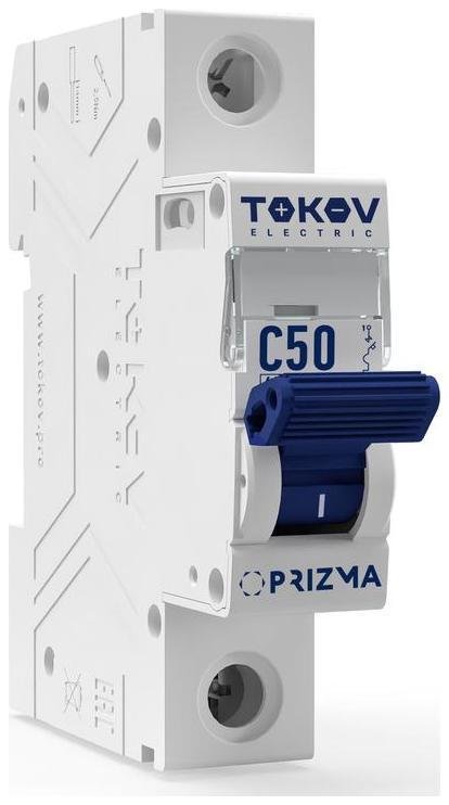 TOKOV electric TKE-PZ60-MCBI-1-50-C Выключатель автоматический модульный 1п C 50А 6кА PRIZMA
