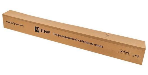 EKF kk60-40 Канал кабельный перфорированный (ВхШ: 60х40мм.) PROxima [в упаковке 36, цена за 1 м]