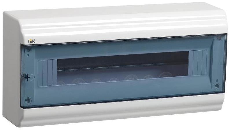 IEK MKP82-N-18-41-10 Корпус пластиковый навесной на 18 модулей ЩРН-П-18 IP41 (190х398х100мм) PRIME [в упаковке 10, цена за 1 шт]