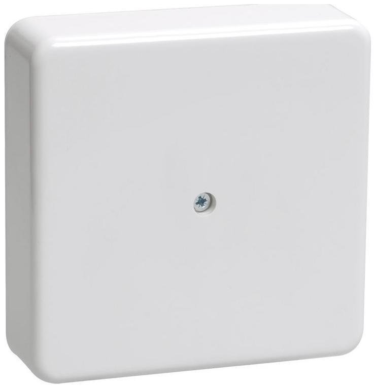 IEK UKO10-075-075-020-K01 Коробка распаячная ОП 75х75х20 IP40 КМ41212-01 (6 клем. 6кв.мм) бел