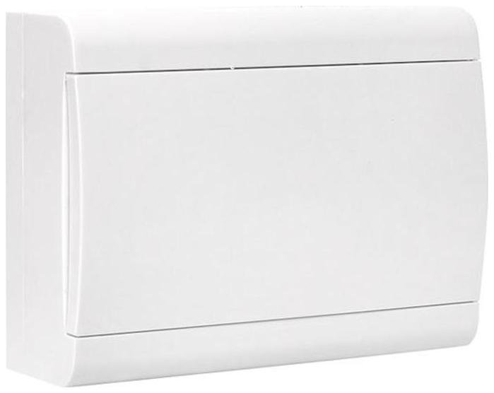 EKF pb-n-12w-bas Щит распределительный ЩРН-П-12 (пром. упаковка) белая дверца IP41 Basic [в упаковке 20, цена за 1 шт]