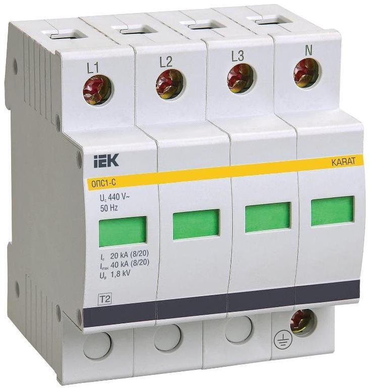 IEK MOP20-4-C Ограничитель перенапряжения ОПС1-C 4P KARAT