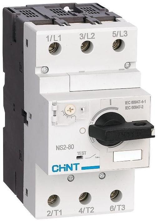 CHINT 279722 Выключатель автоматический для защиты двигателя 30-40А NS2-80 с поворотн. ручкой (R)