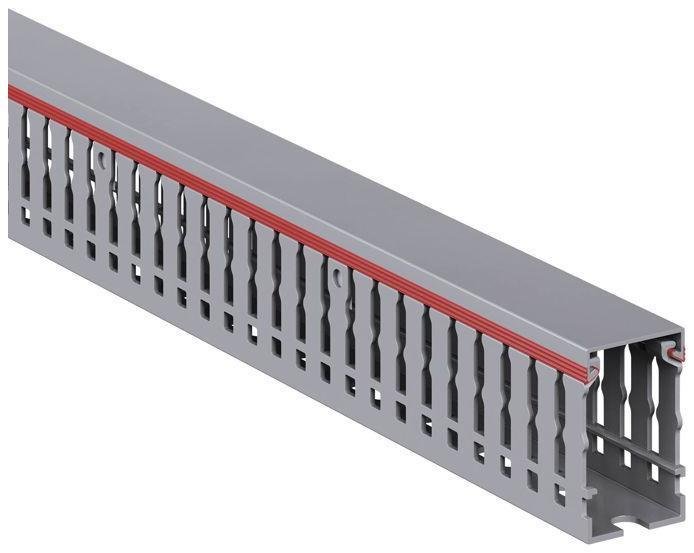 DKC 01163RL Короб перфорированный серый RL6 25х40 [в упаковке 2, цена за 1 м]
