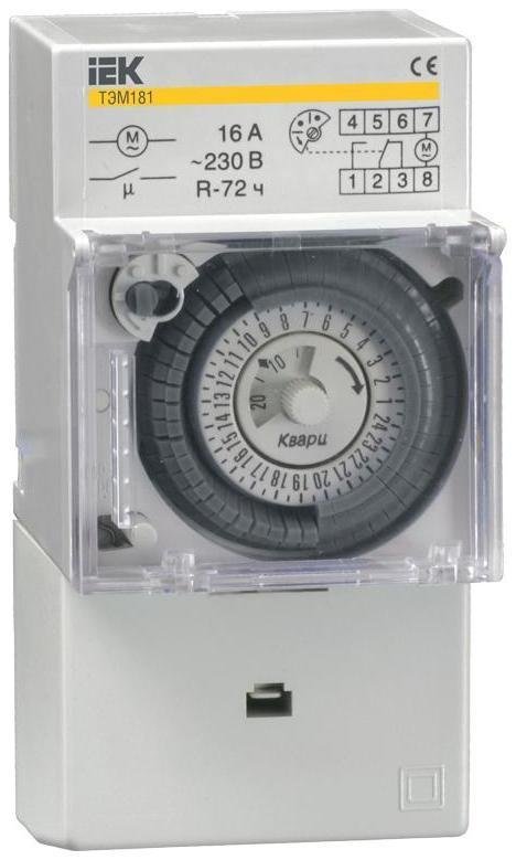 IEK MTA20-16 Таймер аналоговый ТЭМ-181 16А 230В на DIN-рейку KARAT