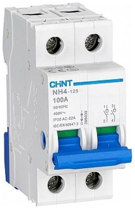 CHINT 398039 Выключатель нагрузки 2п 100А NH4 (R)