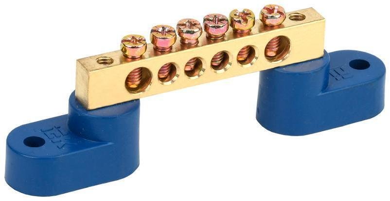 IEK YNN10-69-6C2-K07 Шина N ноль на 2-угловых изоляторах ШНИ-6х9-6-У2-С [в упаковке 10, цена за 1 шт]