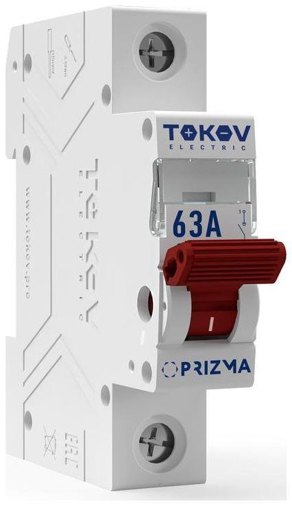 TOKOV electric TKE-PZ60-MDSI-1-63 Выключатель нагрузки модульный 1п 63А PRIZMA