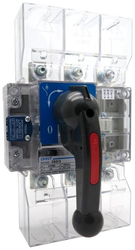 CHINT 393267 Выключатель-разъединитель 3п 630А стандарт. рукоятка управ. NH40-630/3