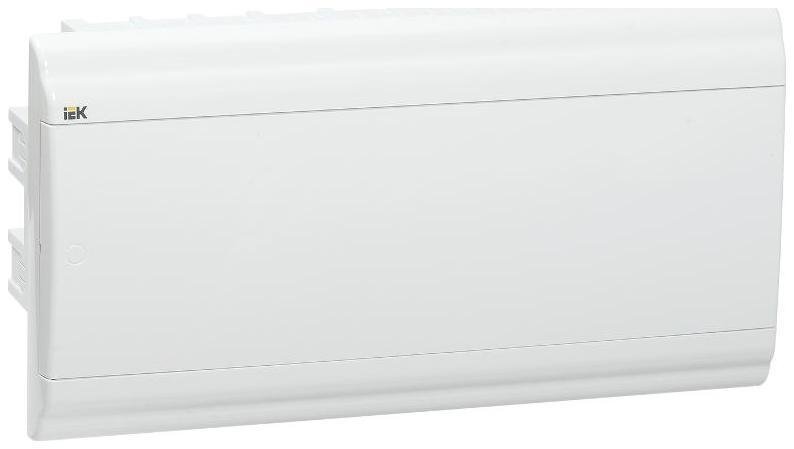 IEK MKP82-V-18-WD-41-10 Корпус пластиковый встраиваемый на 18 модулей ЩРВ-П-18 IP41 (210х414х102мм) PRIME белая дверь [в упаковке 10, цена за 1 шт]