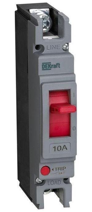 DEKraft 28000DEK Выключатель автоматический 1п 10А 20кА ВА-301