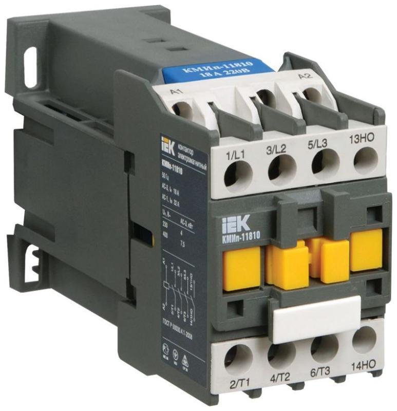 IEK KMD11-009-024-10 Контактор КМИп-10910 3п 9А 24В/АС3 1НО KARAT