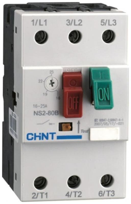 CHINT 495089 Выключатель автоматический для защиты двигателя 56-80А NS2-80B (R)