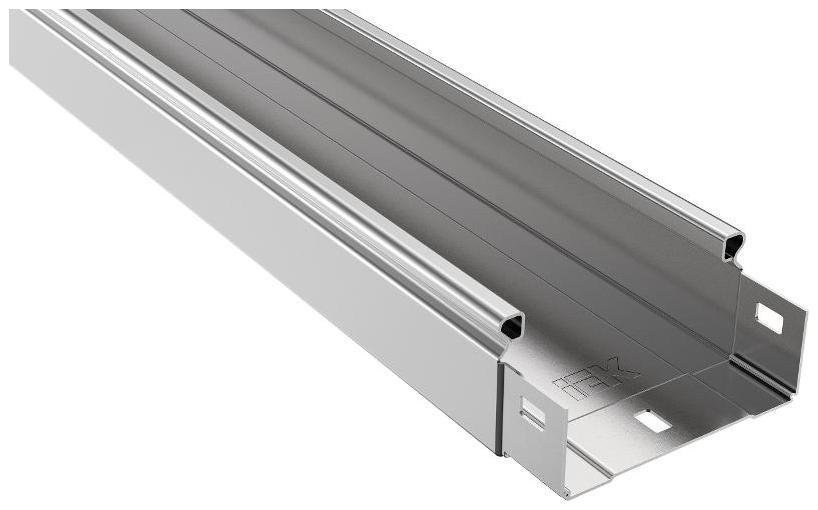 IEK CLN10-050-100-055-3 ESCA Лоток неперфорированный 50х100х3000-0,55 [в упаковке 12, цена за 1 м]