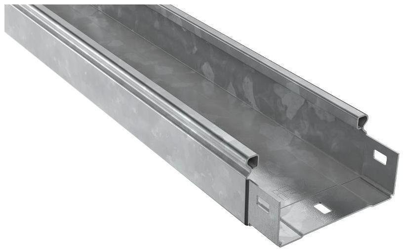 IEK CLN10-050-100-3-M-HDZ ESCA Лоток неперфорированный 50х100х3000 HDZ [в упаковке 12, цена за 1 м]