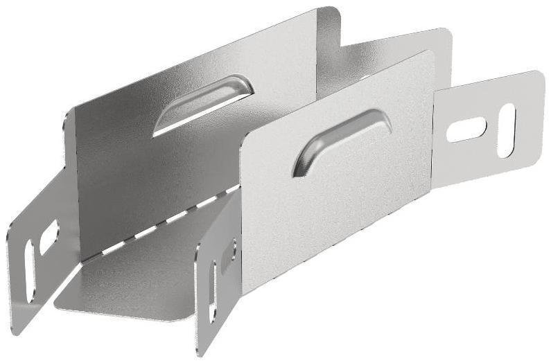 IEK ES3-PG-45-050-050-06 ESCA 3 Поворот 45град 50х50-0,6 [в упаковке 10, цена за 1 шт]