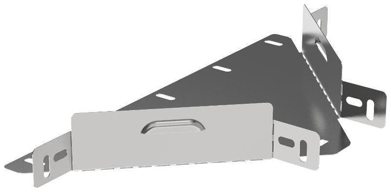 IEK ES3-OT-050-100-06 ESCA 3 Отвод Т-обр. 50х100-0,6 [в упаковке 10, цена за 1 шт]